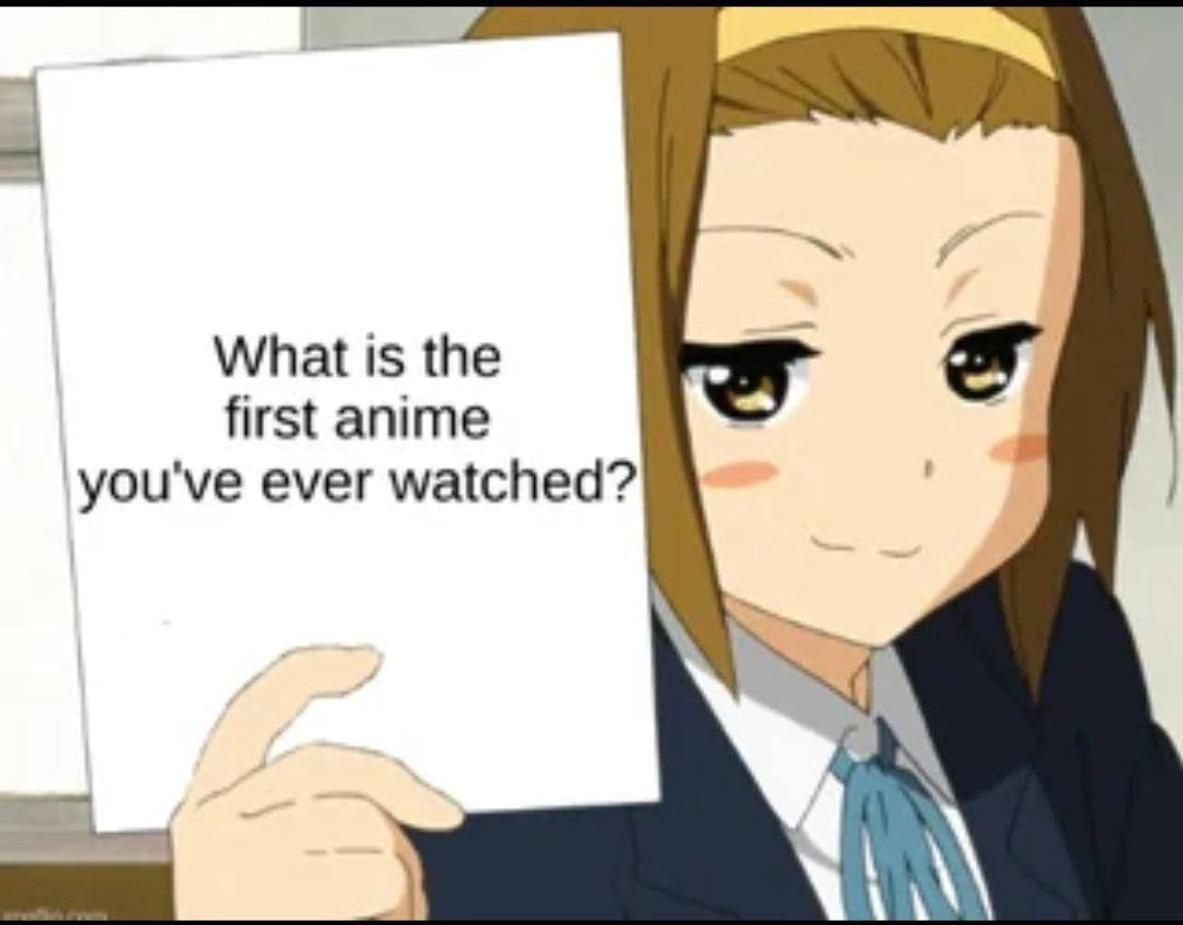anime_'s tweet image. What is the Frist Anime you&apos;ve ever watched?