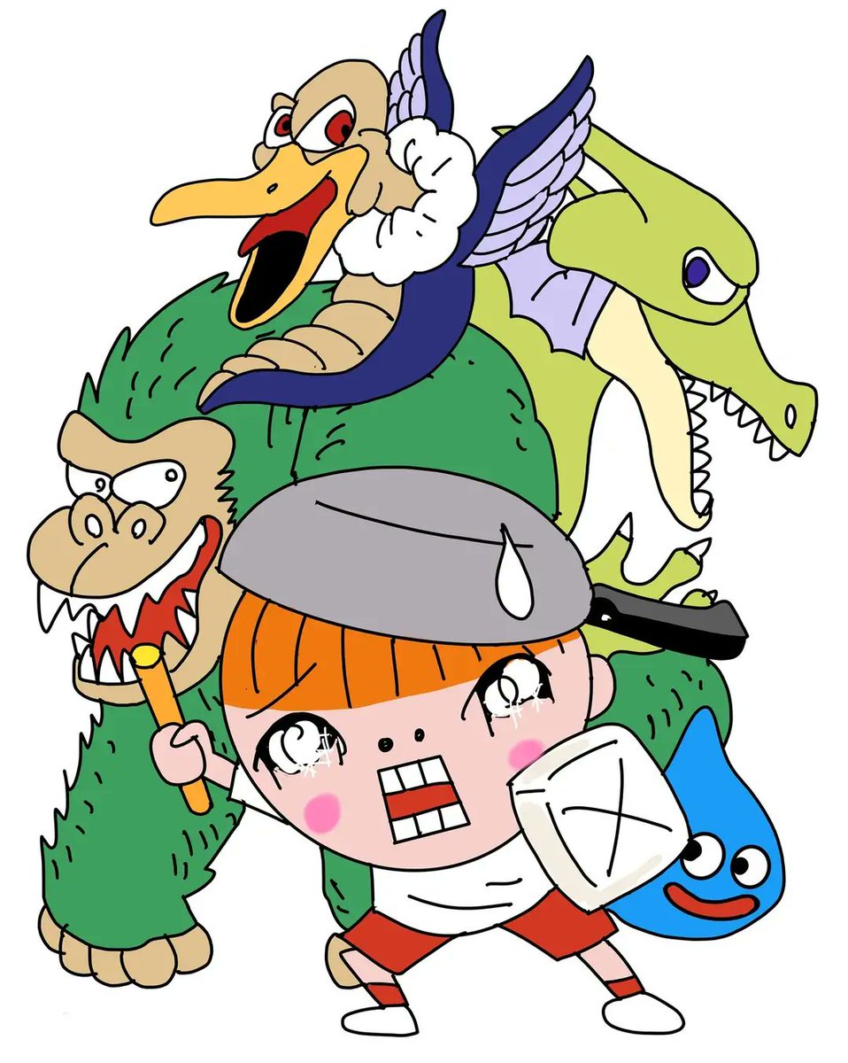 【大ニュース⚡️】
“ドラゴンクエスト” × しりあがり寿
異色のコラボ漫画誕生📕
11/28(金) 発売『てれびくん 1月号』にて連載開始💨

国民的RPG “ドラゴンクエスト” と日本のギャグ漫画界を代表するしりあがり寿氏が夢のタッグ✨

漫画『ドラゴンクエスト