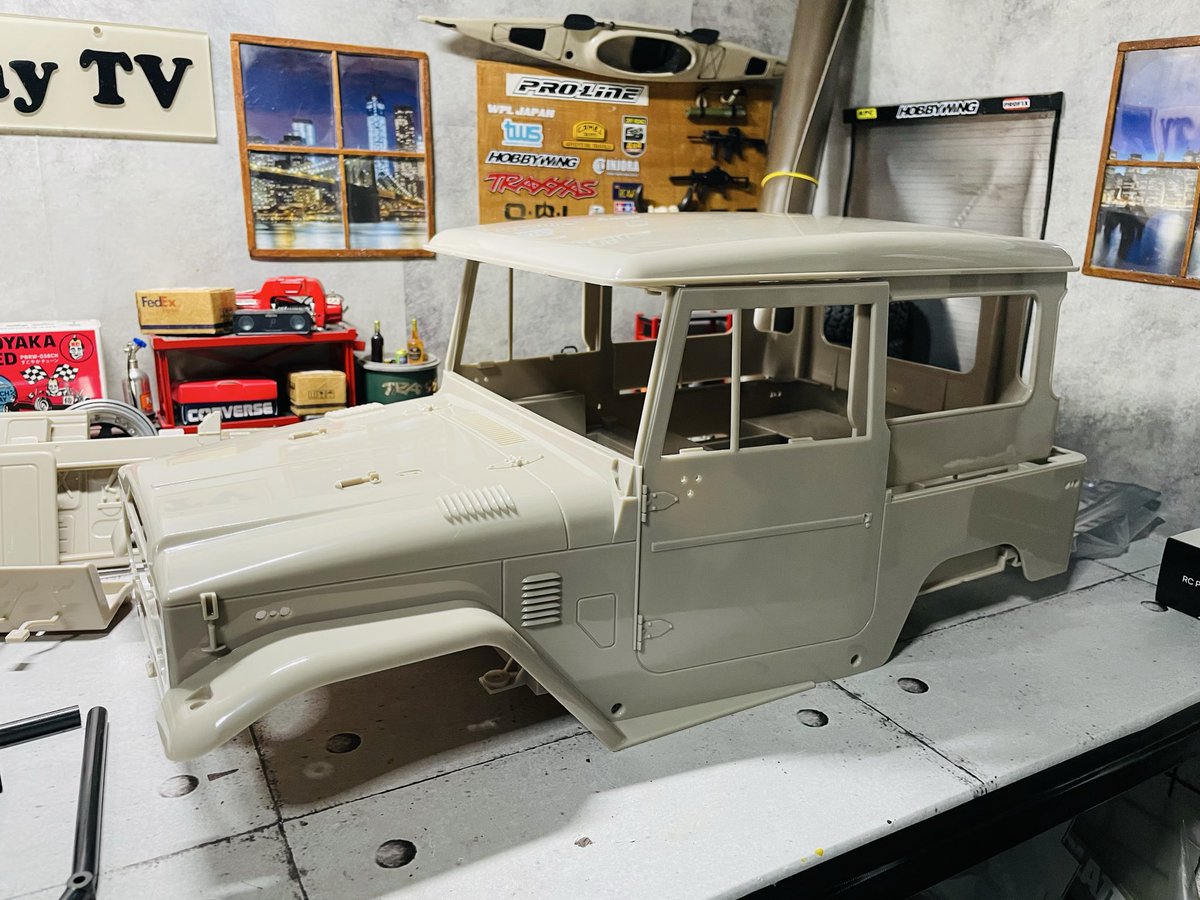 LetsplayTV4's tweet image. RC4WD FJ40 制作プロジェクト

ボディーと内装の切り離し、バリ除去、脱脂完了✨

#rc4wd #scalecrawler #fj40