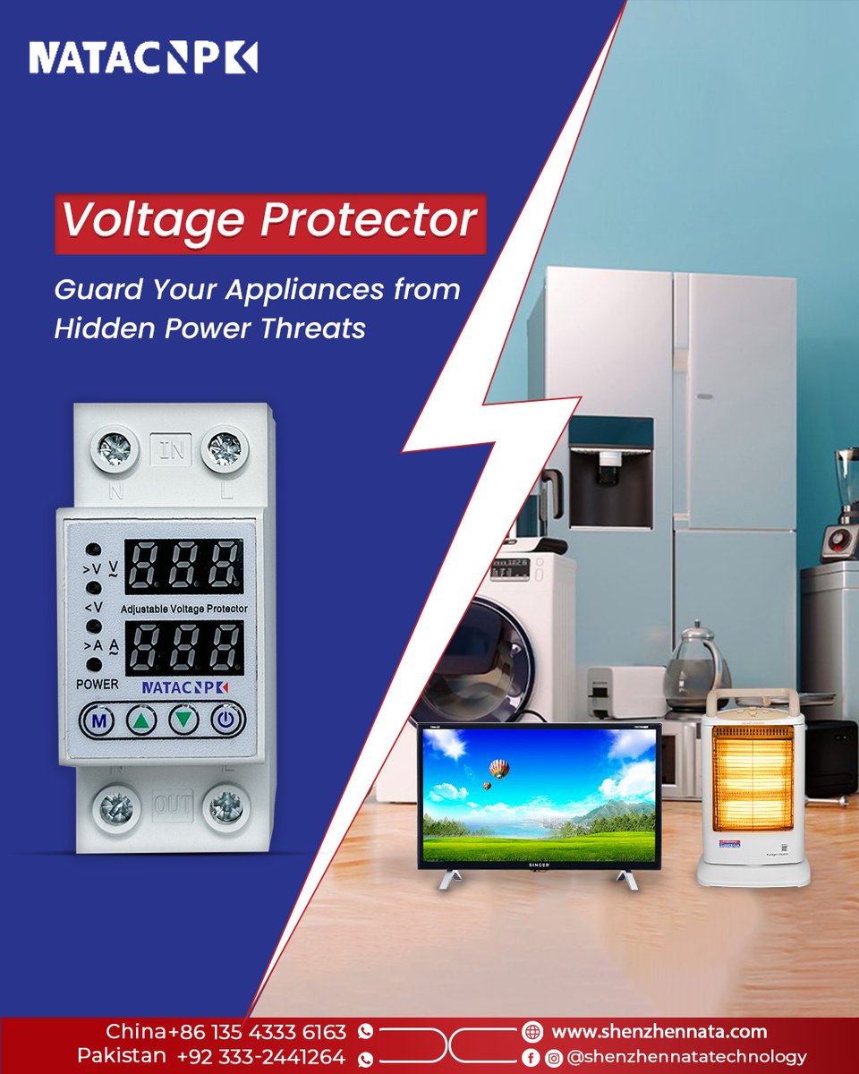 ShenzhenNata's tweet image. 𝐀𝐝𝐣𝐮𝐬𝐭𝐚𝐛𝐥𝐞 𝐕𝐨𝐥𝐭𝐚𝐠𝐞 𝐏𝐫𝐨𝐭𝐞𝐜𝐭𝐨𝐫.✨

Guard your gadgets with effortless, reliable surge protection by Shenzhen Nata Technology.  
🌐 Shenzhennata.com
.
.
#ShenzhenNataTechnology #SurgeProtection #HomeProtection #ElectricalSafety #SmartHome