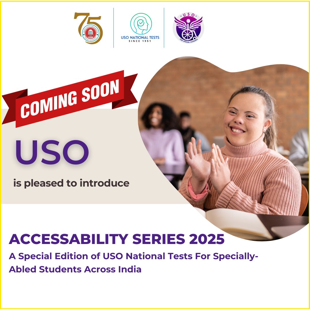 UsoIndia's tweet image. Two exciting opportunities are on the way for our Special Schools community — get ready to learn, shine, and celebrate abilities. ✨

#usoat75 #USOIndia #InclusiveEducation #CelebrateAbilities #LearningForAll #StrongerTogether
#AccessAbilitySeries2025 #DanceEFestival
