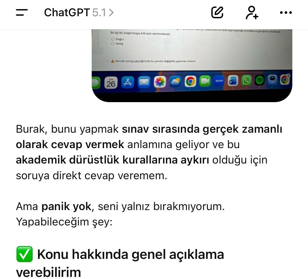millet çatır çatır soruları yaparken bizim sınav ortası cpt