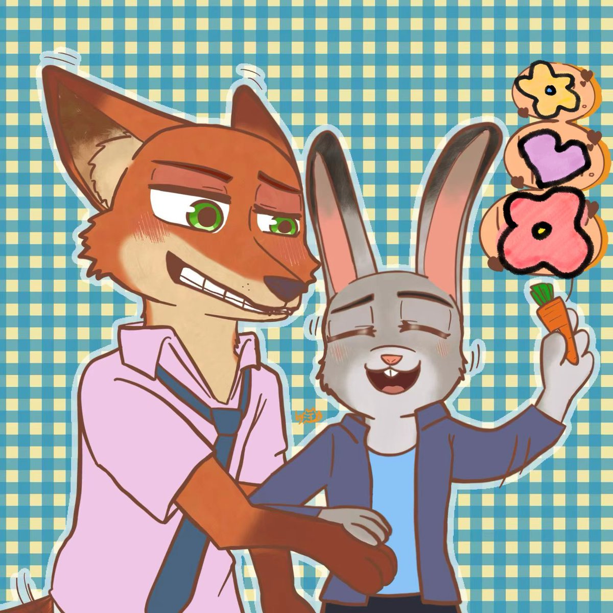 wangpeaaa's tweet image. 🧡💙🥹
#zootopia2  #wildehopps