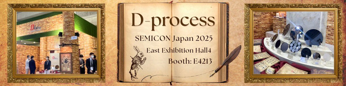 Dprocess_JP's tweet photo. 【展示会のお知らせ】 SEMICON Japan 2025に出展致します！ ■展示期間：2025年12月17日(木)〜12月19日(金) ■展示会場：東京ビックサイト 東展示棟　HALL4/ブースE4213 https://t.co/1OPp0k7ht1 皆様のご来場を心よりお待ちしております。
#SEMICONJapan2025 
#SEMICON https://t.co/febWjYSCBo