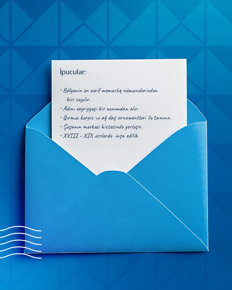 Sizcə bu poçt markası haraya məxsusdur? 🧐
Cavablarınızı rəy bölməsində gözləyirik. 🤓