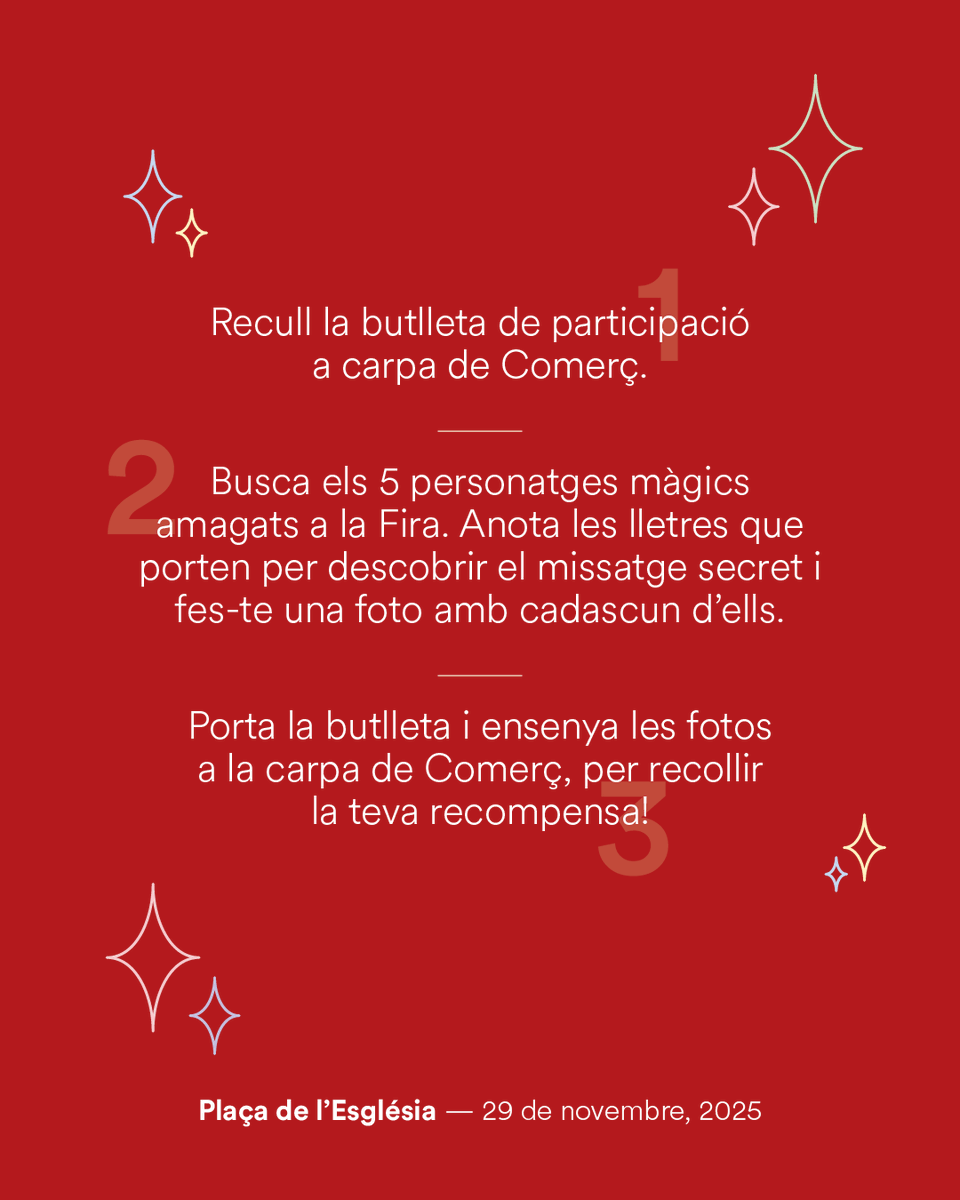 𝗘𝘀𝗰𝗮𝗽𝗲 𝗥𝗼𝗼𝗺: 𝗮 𝗹𝗮 𝗿𝗲𝗰𝗲𝗿𝗰𝗮 𝗱𝗲 𝗹’𝗘𝗻𝗰𝗲𝘀𝗮 Ajuda el follet Margarit a trobar els seus amics per fer possible la màgia del Nadal!  #EncenLaMagiaDelNadal #FiraDeNadal #EncesaDeLlums #EscapeRoom #Castellbisbal