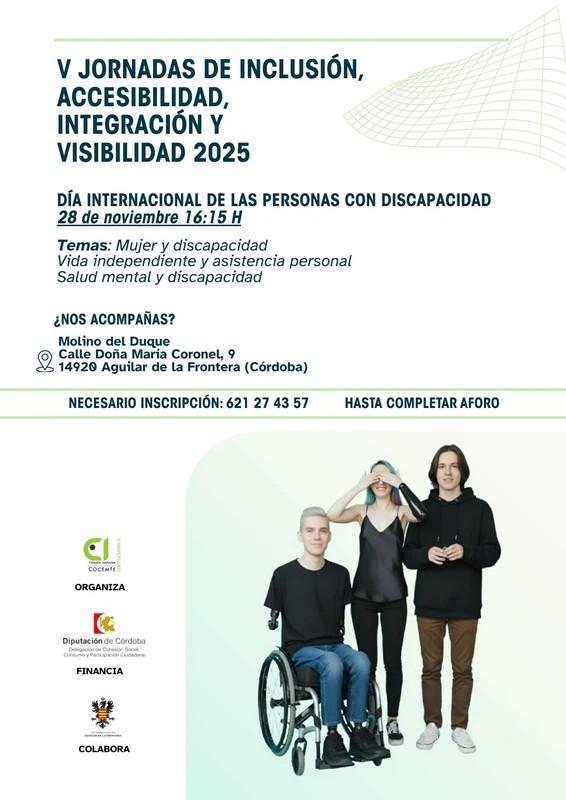 V Jornadas de Inclusión, Accesibilidad, Integración y Visibilidad 2025 - Montilla Abierta
montillabierta.es/event/v-jornad…