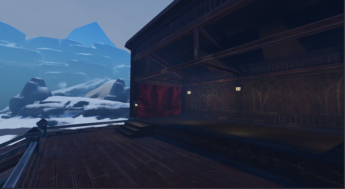 Our Stage for the Docks on our upcoming Social Hangout game, Silent Pines, is done! 
(Unfurnished ATM)

#ROBLOX #RobloxDev #Rbxdev