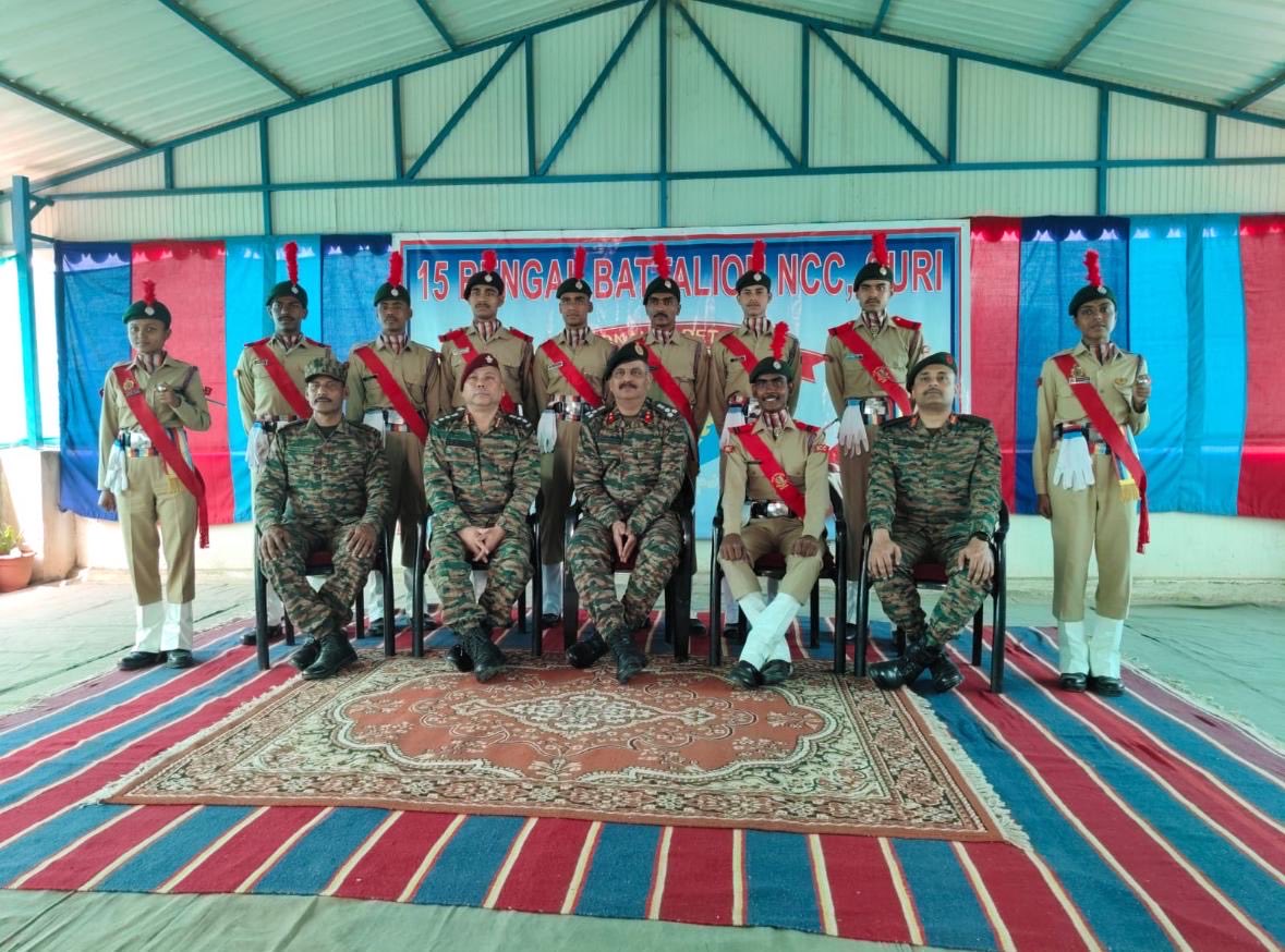 nccwbskm's tweet image. Proud Visit of Group Cdr, Burdwan Group to 15 Bengal Bn NCC (Suri)

Group Cdr, Burdwan Group visited 15 Bengal Bn NCC at Suri on 24-25 Nov 2025. He highly appreciated the unit’s impactful #NCC training and meaningful #SocialService &amp;amp; #CommunityDevelopment initiatives in the…