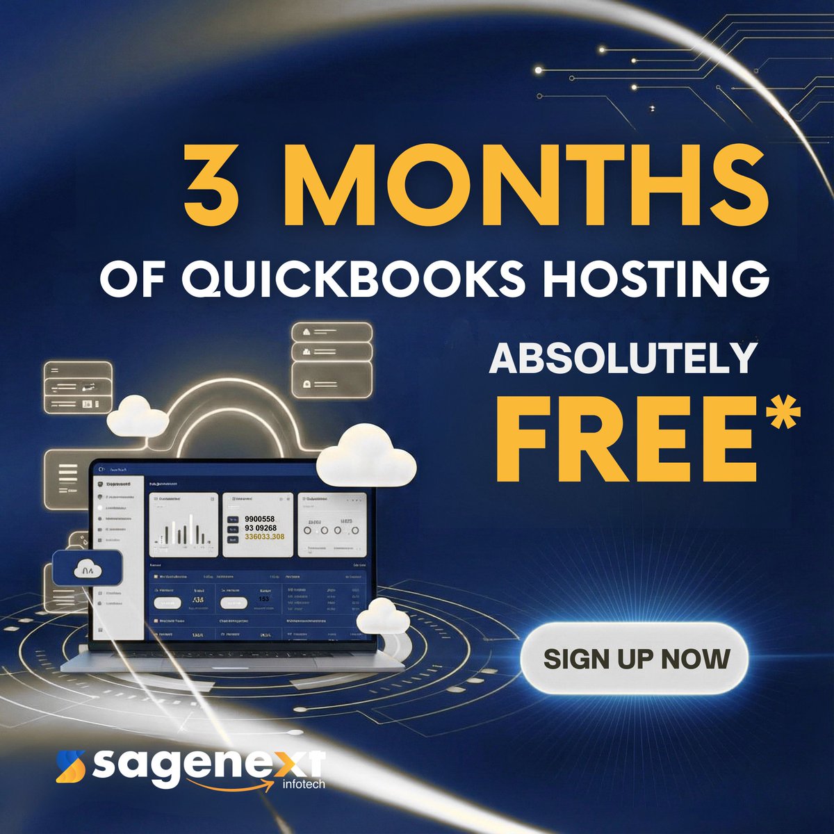 Sagenextinfo's tweet photo. 3 Months of QuickBooks Hosting. FREE*.

Yes, really. Access your files from anywhere, anytime. It’s secure, fast, and reliable.

link in comment section 👇

#QuickBooks #CloudHosting #SmallBiz #FreeTrial #sagenext https://t.co/G4azQxqEe7
