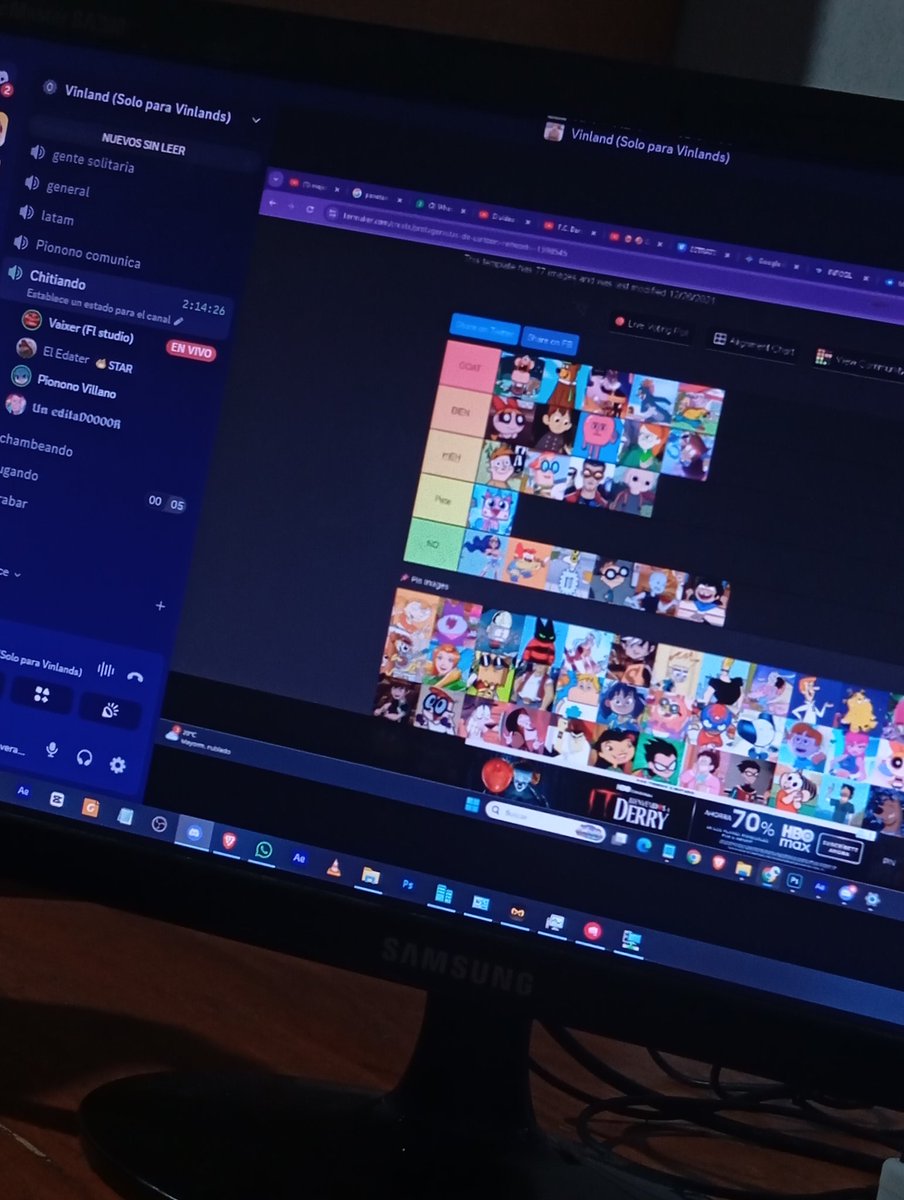 Tierlist de la nada con la vinland 
<a href="/krictum/">Krictum</a> <a href="/CabezaDePionono/">CabezaDePionono</a> <a href="/ElVaixer/">Vaixer</a>