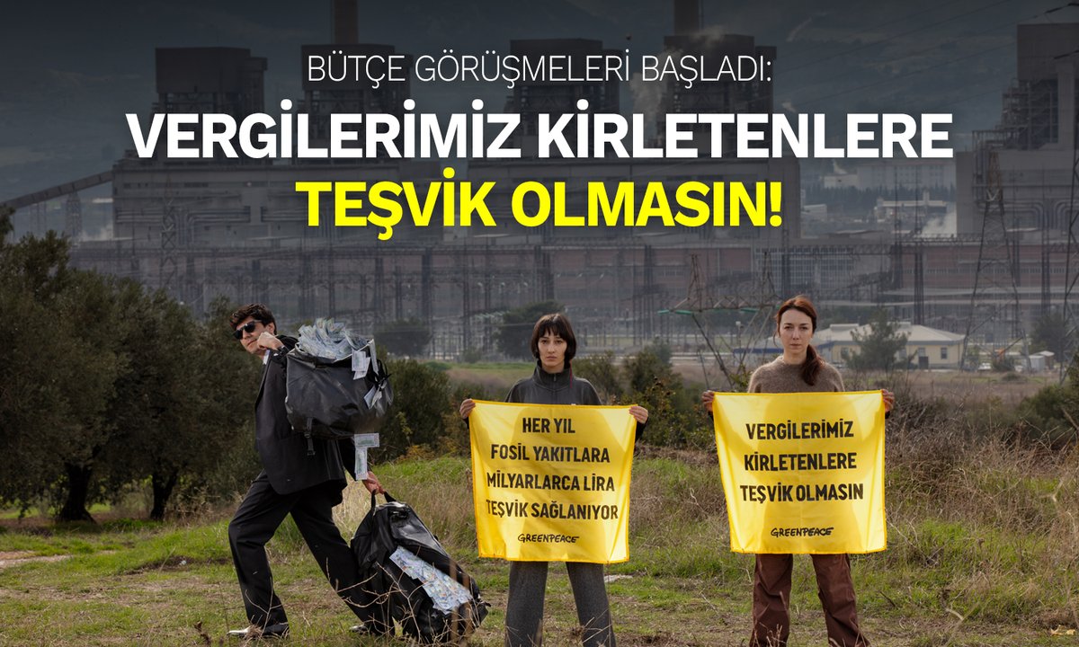 📢 Soma Termik Santrali önünden seslendik: Vergilerimiz kirletenlere teşvik olmasın!

Çevre, Şehircilik ve İklim Bakanlığı’nın 2026 bütçe görüşmeleri başlarken, fosil yakıtlara aktarılan milyarlarca lira yeniden gündemde.

Türkiye 2026’da COP31’e ev sahipliği yapacak, ancak iklim