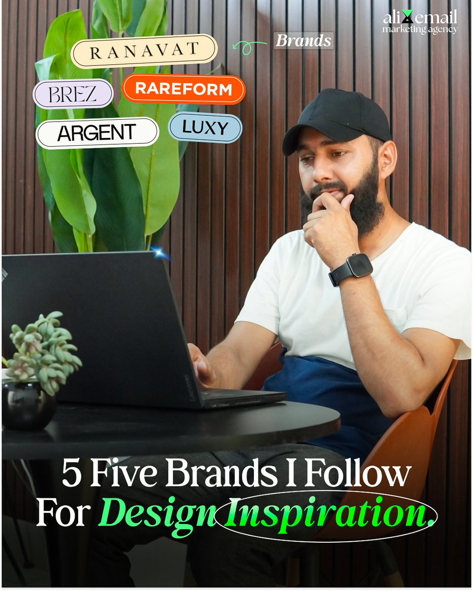 Five 8-9 fig brands I do follow for copy and design inspiration <3

> RANAVAT
> BREZ
> RAREFORM
> LUXY
> ARGENT 

#emailmarketing #ecommerce #klaviyoshopify #d2c #klaviyoflows #whitefriday
