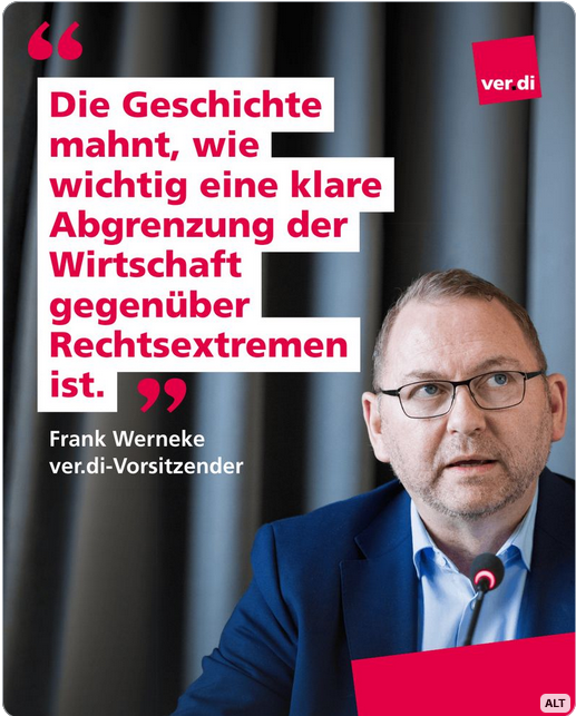 LesengegenNazis's tweet image. Danke VERDI für diese klare Ansage.
#fckafd 
#AfDVerbotjetzt