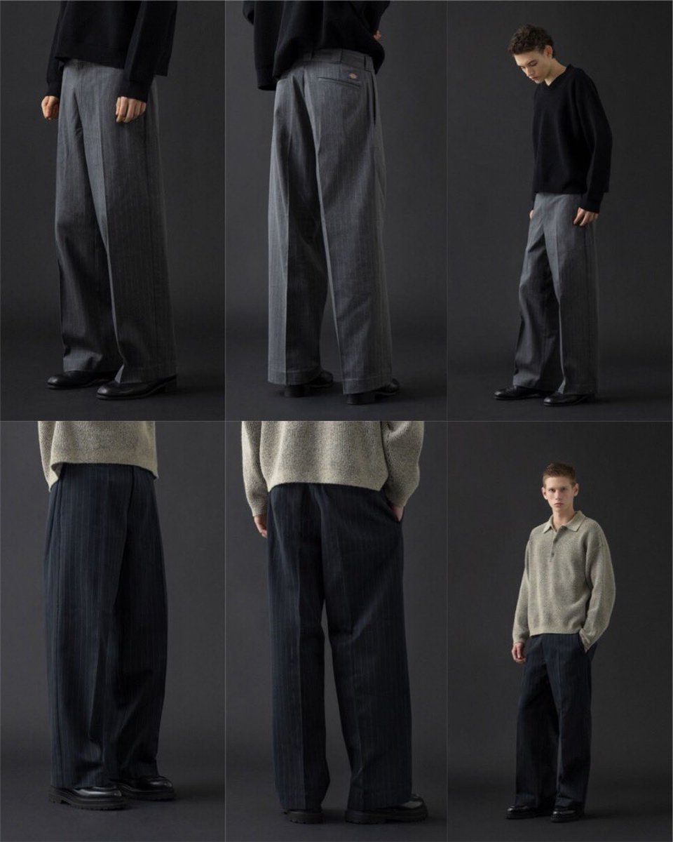 Dickies for monkey time 25FW 別注 ストライプバギーパンツの国内