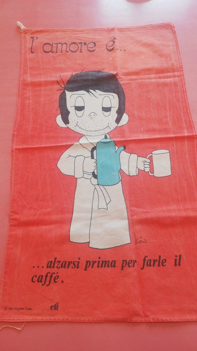 Comunque sia il caffè prima di tutto.
Buona giornata e buon caffè a tutti.