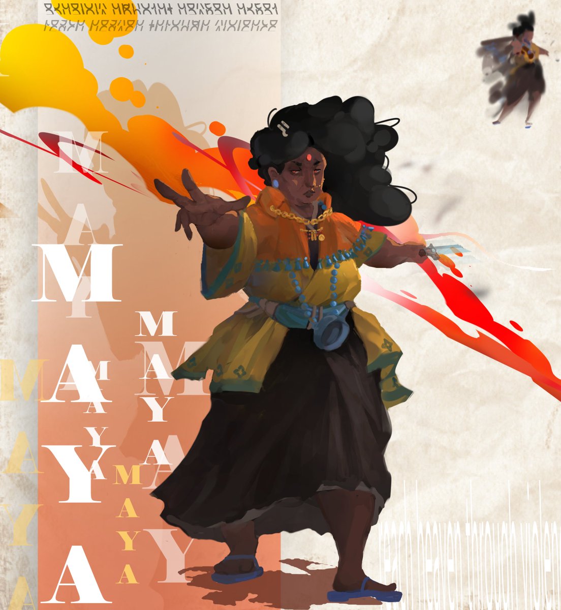 FudgeCakeDevil's tweet photo. maya 
#killsixbilliondemons #ksbd https://t.co/A0tuVjbRRZ