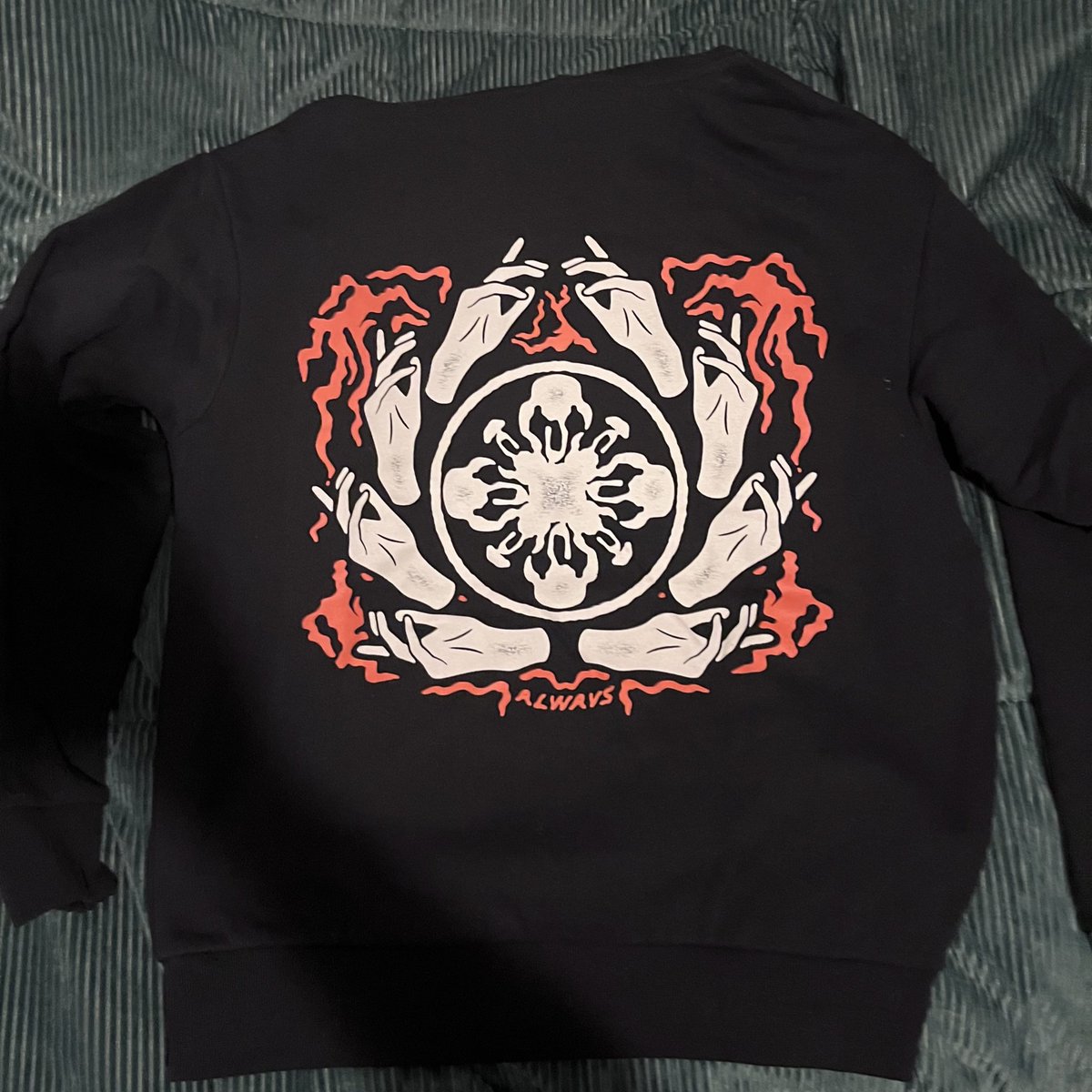 SLEEPIF0UND's tweet image. always breach hoodie has come home