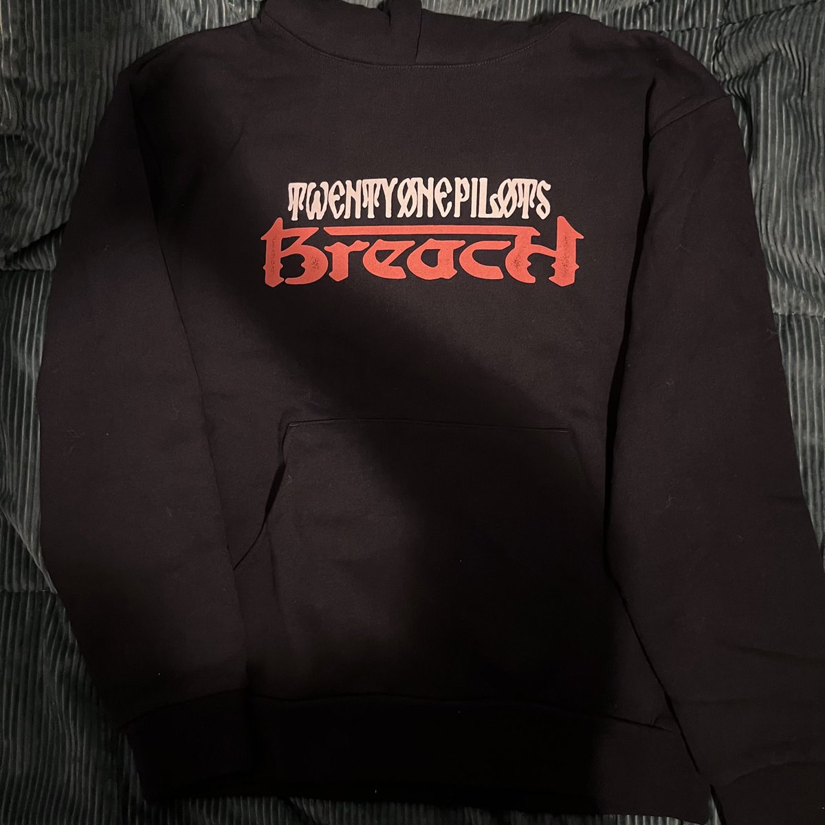 SLEEPIF0UND's tweet image. always breach hoodie has come home