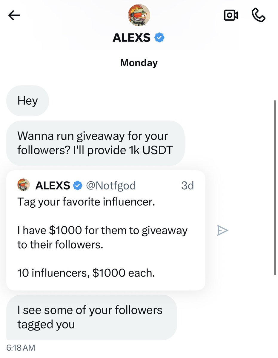 possible $1k ga? appreciate the tags 🥰