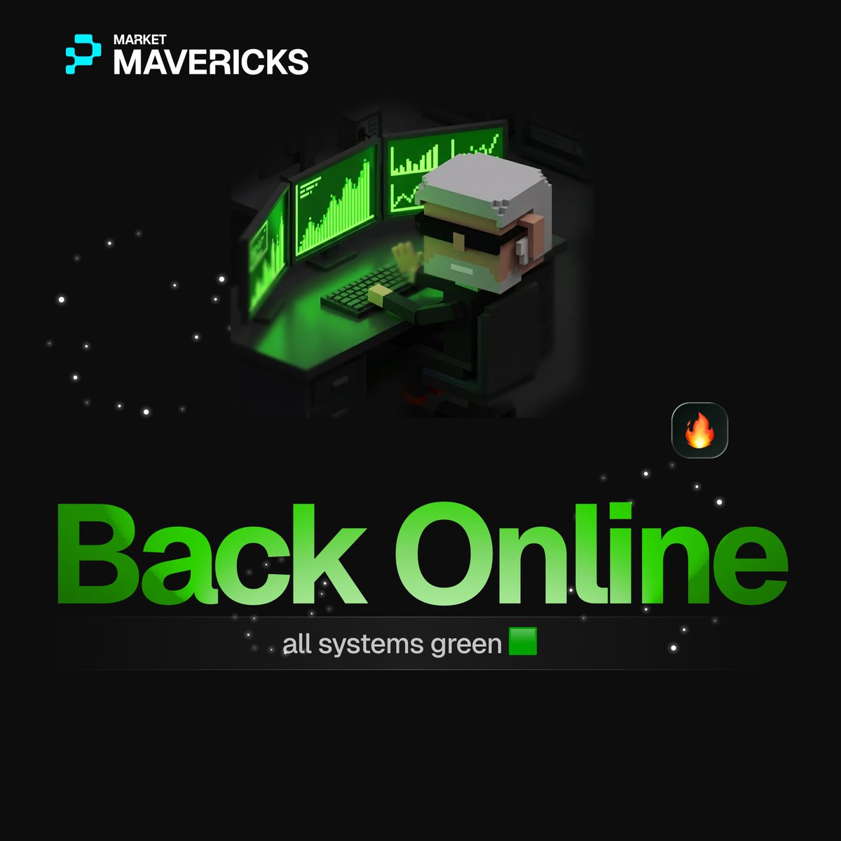 FavouredFaith6's tweet image. .@MavAgents is back online!

After an insane surge in users over the last 7 days, they’ve stabilized the system and are ready to give bangers! 

@pip_world knows how to handle growth. updates. keeping the community moving.

Over 200k Mavericks already in 💪