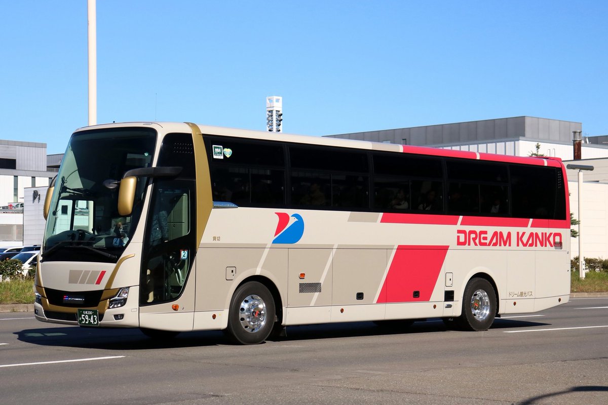 ドリーム観光バス ◇2TG-MS06GP 札幌500か5943 三菱ふそうのスーパー