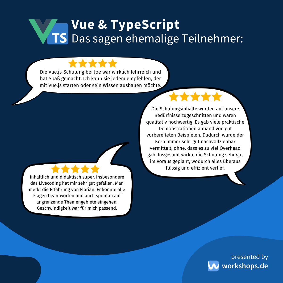 workshops_de's tweet image. 💚 Vue.js 3 &amp;amp; TypeScript – moderner, leichter Einstieg in Web-Apps!
Lerne Komponenten, Reaktivität, Routing &amp;amp; Pinia 🚀

👉 Alle Infos auf workshops.de/seminare-schul…

#Vue #TypeScript #Frontend #Coding #WorkshopsDE