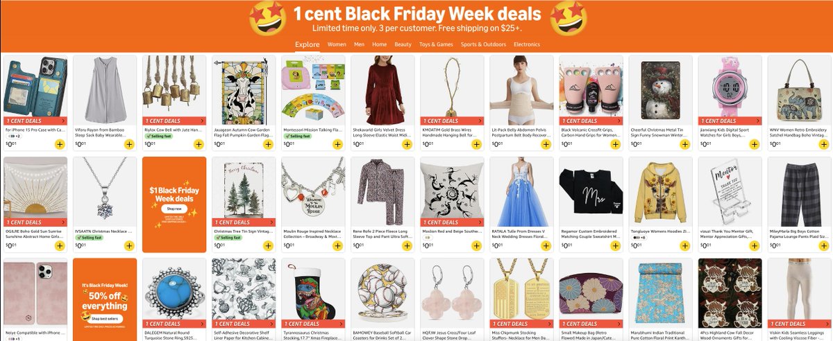 Pricerrors's tweet image. $0.01 DEALS LIVE ON AMAZON HAUL

From clothes, shoes, jewelry, tools, etc! Find profitable items.

Shipping is $3.99 PER ORDER! Add a lot in cart before checking out.

But stuff WILL sell out quick!

amzn.to/49Jbt1E