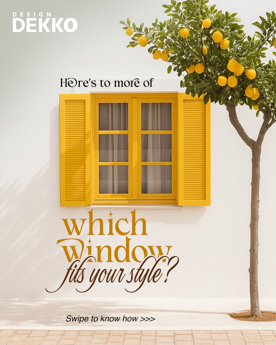 DesignDekko's tweet image. Your windows deserve a glow-up!

From sleek frames to stylish grills, explore designs that protect, ventilate, and elevate your space.