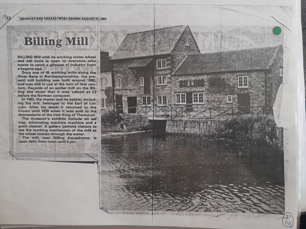 Billing Mill, Northampton. Standing empty now, it ended up a popular pub but closed during lockdown.😞