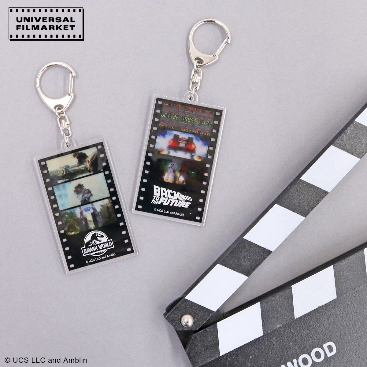 UNI_FILMARKET's tweet image. 12/1は映画の日🎥

🚗『 #バック・トゥ・ザ・フューチャー 』
🦖『 #ジュラシック・ワールド 』
フィルム風 #チャーム 🎬

ファンの方ならどのシリーズのどのシーンか分かるはず…！？
透け感があって本当のフィルムのように表現されたアイテムです✨

▼詳細
universal-filmarket.com/item/categoryL…