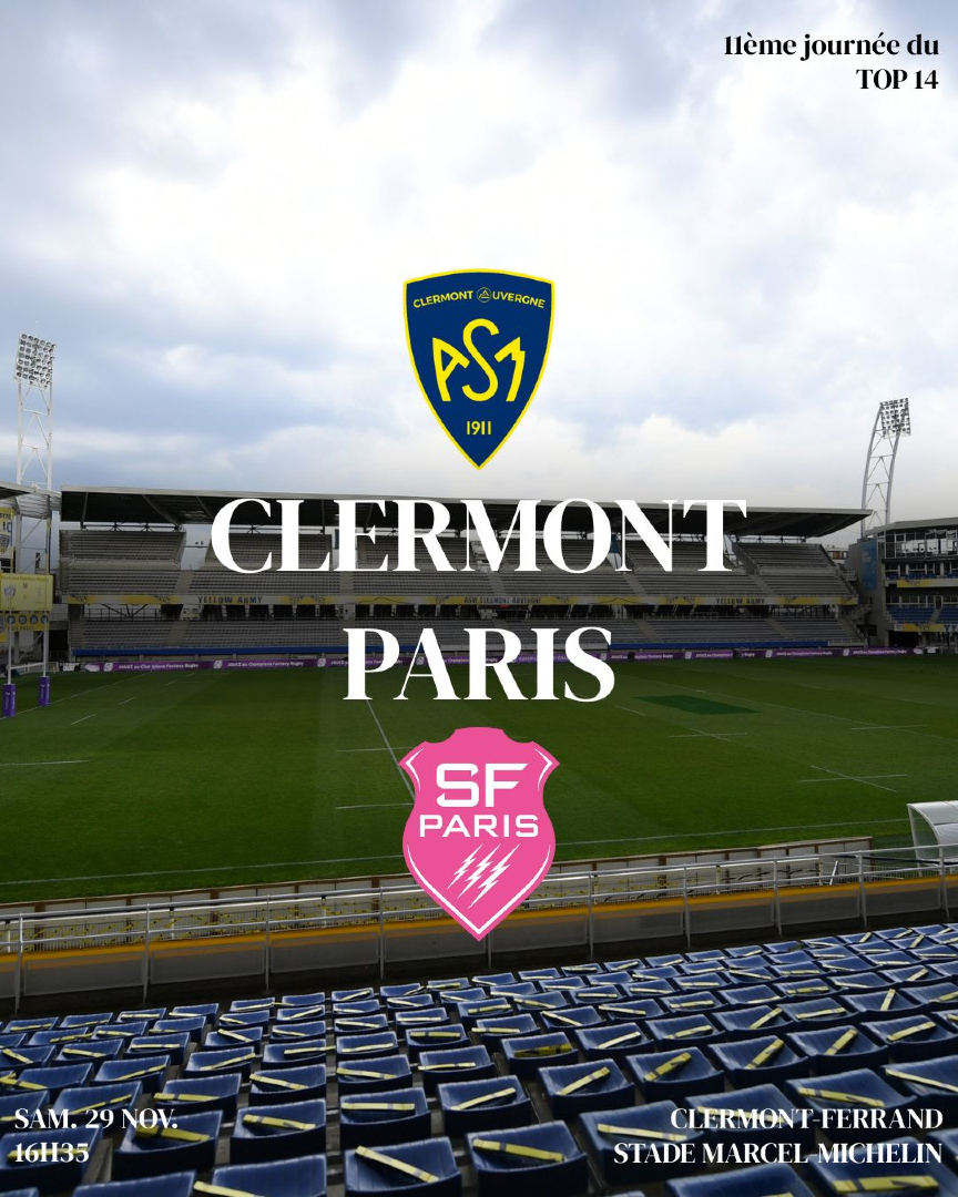 maillots2rugby's tweet image. Home sweet home💥

Clermont va accueillir le Stade Français, équipe qui tourne très bien depuis le début de saison. Face à un équipe qui va surement jouer la qualification, il sera important de prendre des points ce samedi !

#asm #rugby #fyp #top14 #yellowarmy