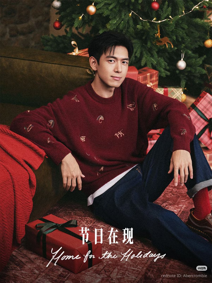 Lou_Anne0404's tweet image. #LiXian for ABERCROMBIE &amp;amp; FITCH Christmas/Holiday collection 😍