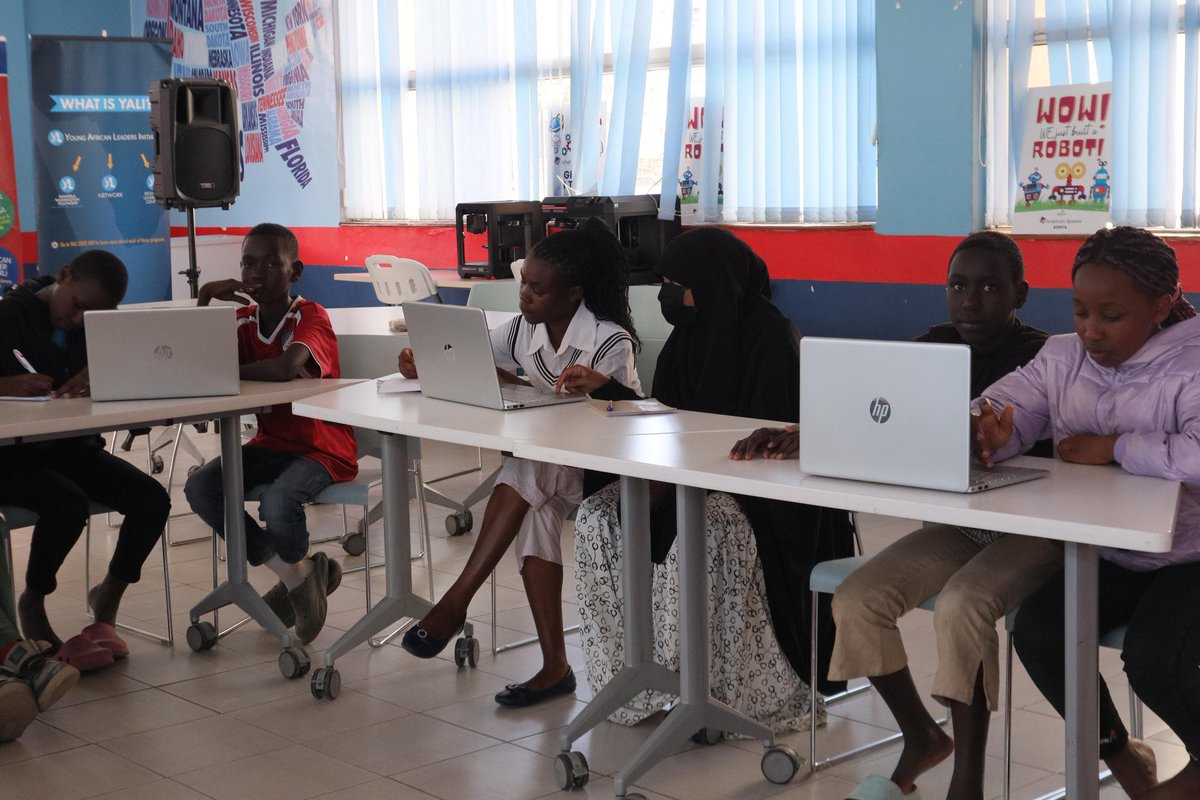 tinkacode's tweet image. Another Wednesday another @CodeClub event at the Nakuru National Library.  We are happy to see girls join the program too, we are truly building an inclusive community of young creators. Join us every Wednesday