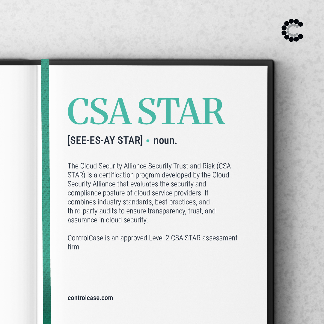 ControlCase's tweet image. Trust in the cloud is earned.
#CSASTAR evaluates a cloud provider’s security and compliance using global best practices and independent audits. As an approved Level 2 assessment firm, #ControlCase helps cloud organizations strengthen transparency, trust, and resilience.