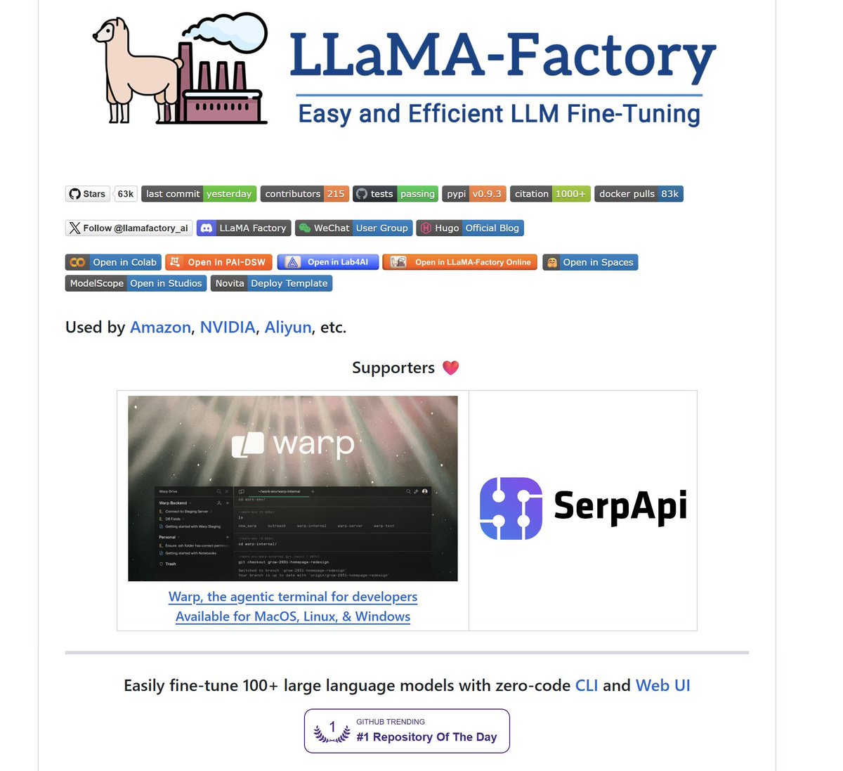 gp_pulipaka's tweet image. LLaMA-Factory! Explained! #BigData #Analytics #DataScience #AI #MachineLearning #NLProc #LLM #IoT #IIoT #PyTorch #Python #RStats #TensorFlow #Java #JavaScript #ReactJS #GoLang #CloudComputing #Serverless #DataScientist #Linux #Programming #Coding #100DaysofCode…