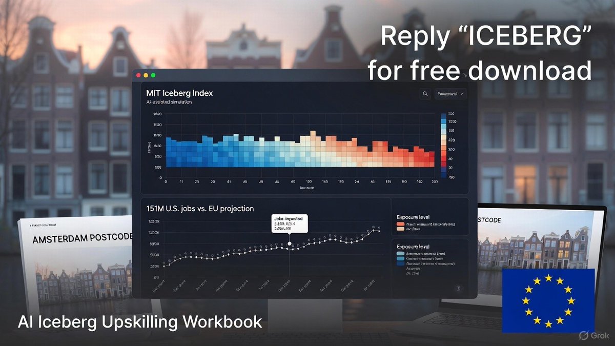 AIWonder94's tweet image. Predict disruptions by zip code + upskill tips. Ran my sim—yours? Reply w/ insights! Reply ‘ICEBERG’ for free MIT-inspired workbook! #BuildWithAI @Aiwonder94