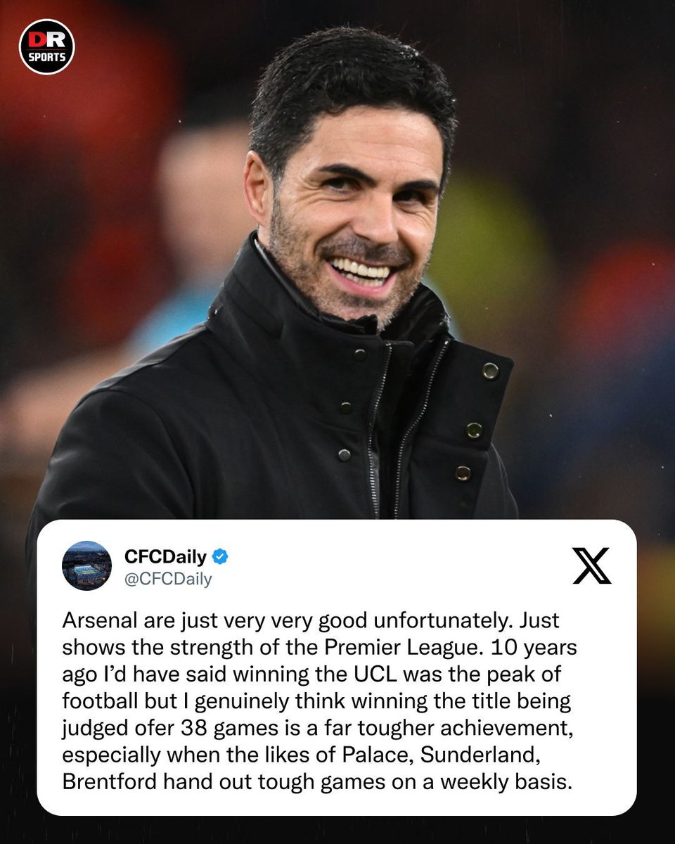 drsportsmedia's tweet image. Arsenal are the best team in the world right now! 💪

#AFC #Arsenal