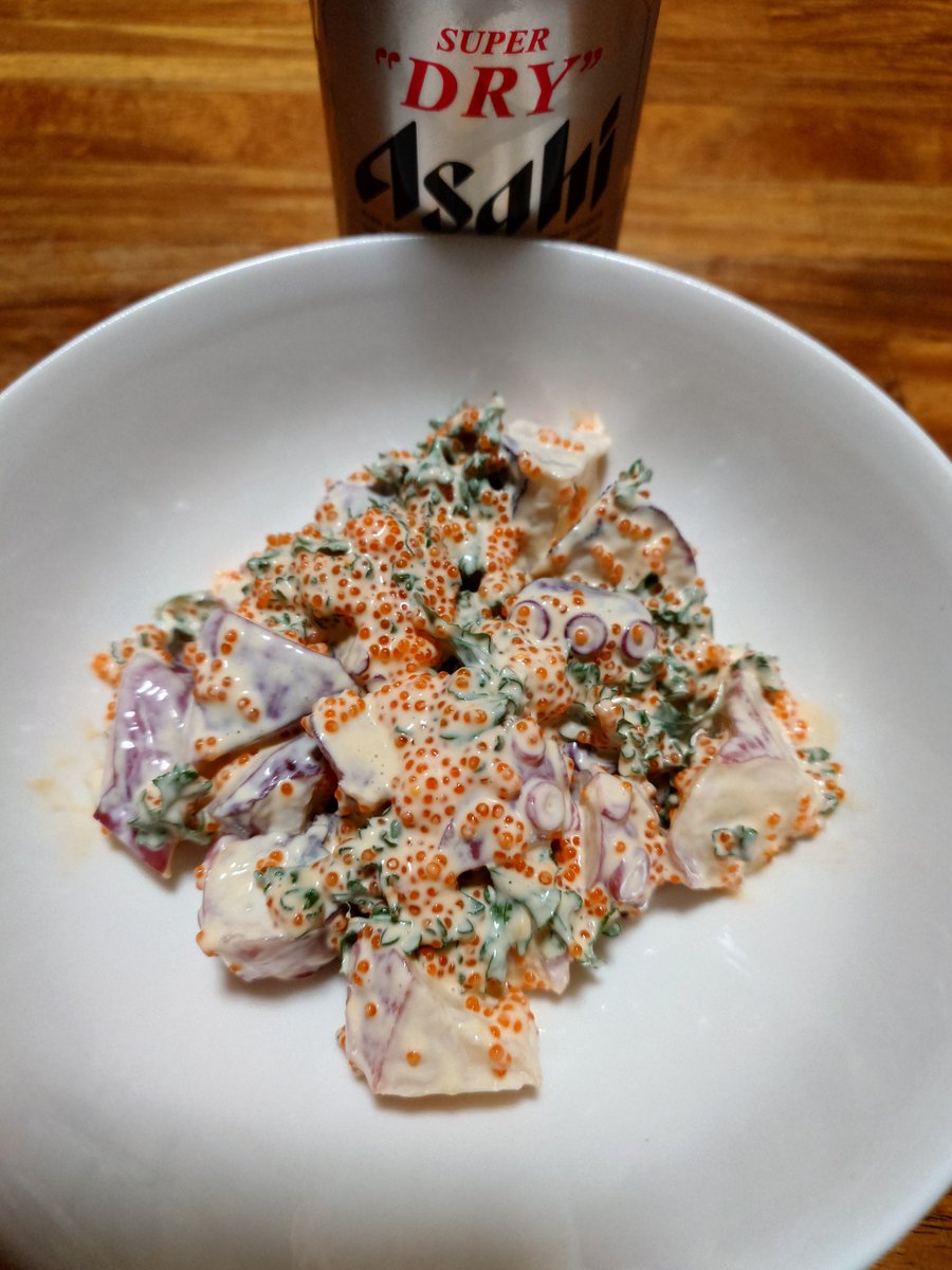 ftafyapm's tweet image. 🐙タコブツ、とびっ子、パセリ、カラシマヨ混ぜ混ぜ🥢😋👍👍🍻🍺🍺
#料理好き
#タコブツ料理
#酒好き
#晩酌