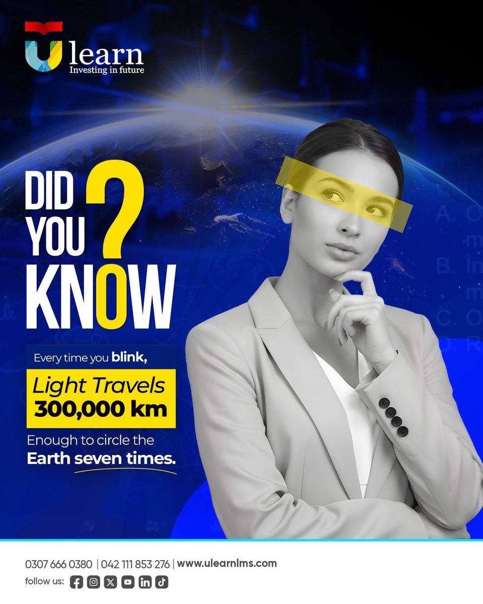 ulearnonlineedu's tweet image. Expand your mind, one fact at a time.

Stay curious and explore interesting insights, tips, and knowledge that make learning exciting and fun.
#GeneralKnowledge #Ulearn #StayCurious #SmartLearning #UlearnOnlineEducation