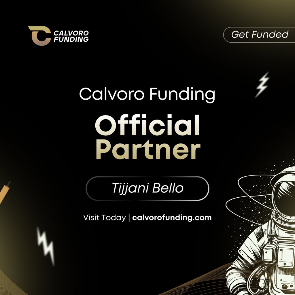 SarkiTutorial's tweet image. 🎉 GIVEAWAY 🎉
3 X $10,000 Challenge account

How to enter:

🚀Follow @calvorofunding and @Sarkitutorial

🚀 Like &amp;amp; Retweet

🚀 Follow: @ABFXKILLER @Zaksfx12 @inuson_xx @thegoldkiller01 

🚀 Engage on the Quoted Tweet

Winners will be Announced in 48 hours.