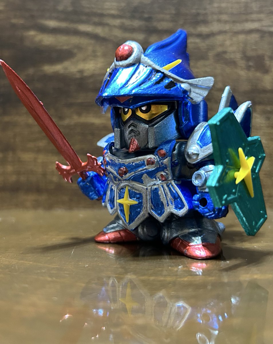 #これを見た人は塗装前と塗装後を貼れ
本日のお仕事が終了致しました
かなり遅くなってしまいましたが 月曜日にポストした『メタリックフルアーマーナイトガンダム』に沢山のいいねとリポストをして頂き大変感謝致しております🙇‍♀️ありがとうございました😭