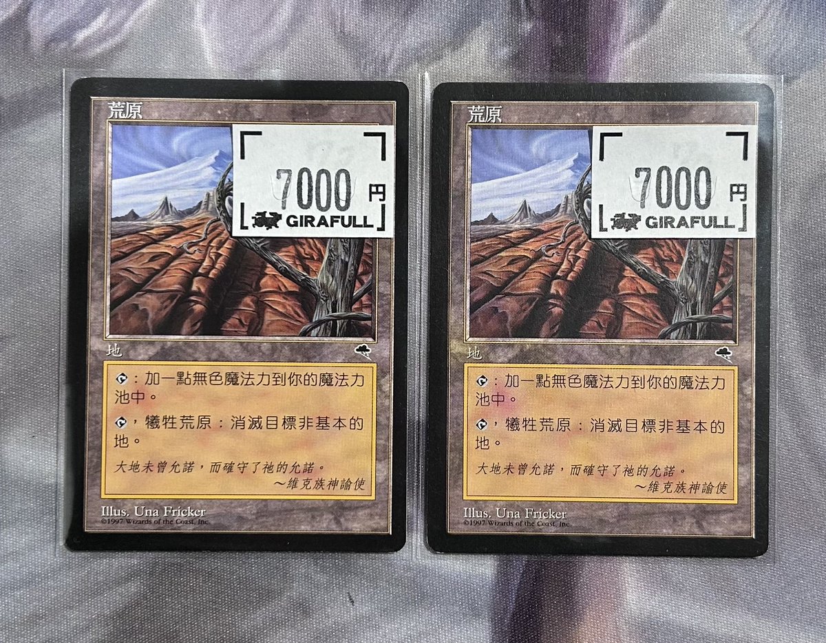 商品情報】 《不毛の大地/Wasteland》中国語入荷しました😈地