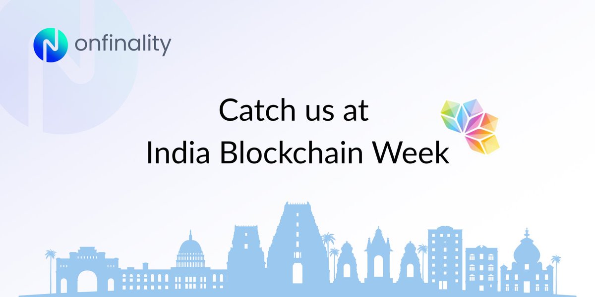 OnFinality's tweet image. We are coming to @IBWofficial !
Catch @sincerelycheesy from our team and unlock free OnFinality credits for your next build.