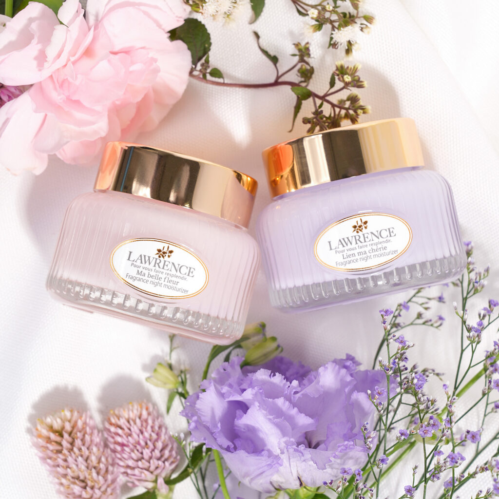 就寝前のリラックスタイムに／ 👉LAWRENCE ナイトモイスチャライザー