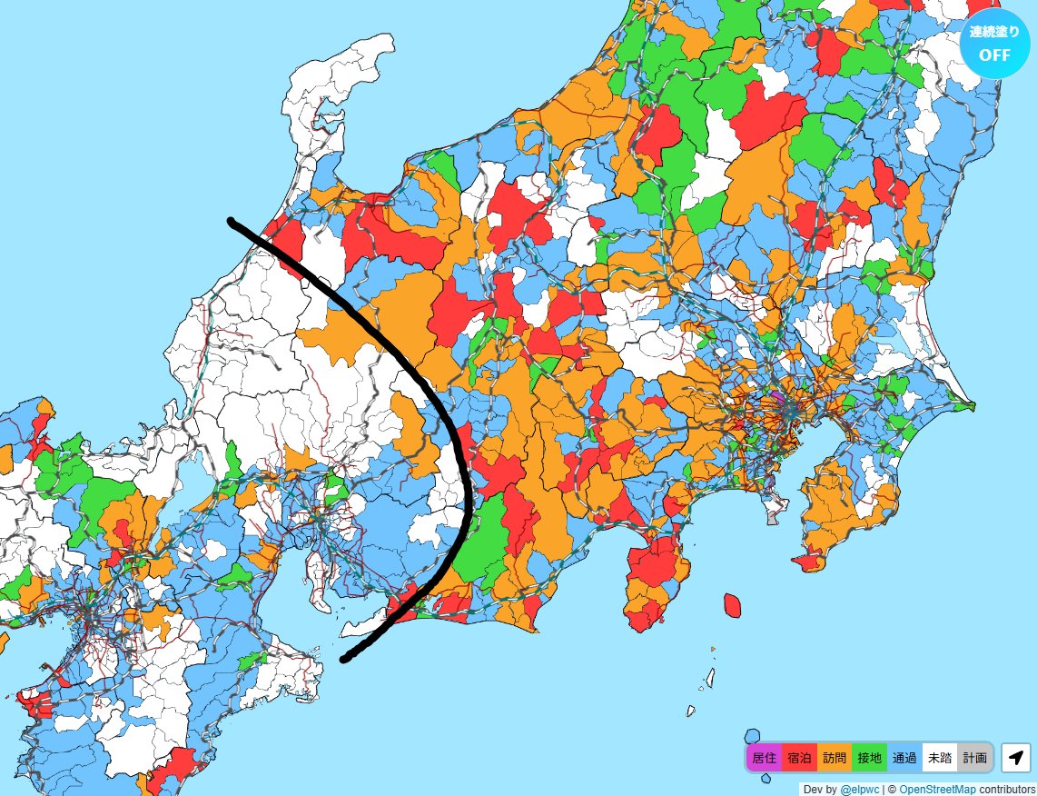 elpwc's tweet image. うに全国行脚の金沢－豊橋ライン（）