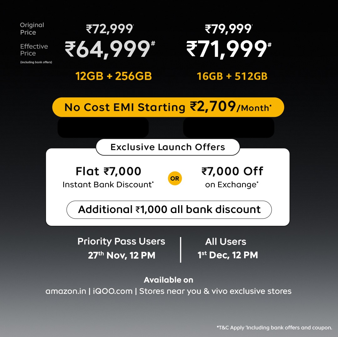 nipunmarya's tweet image. The next leap in flagship performance — meet #iQOO15.
Available now at Amazon and iQOO E-Store for pre-booking users!