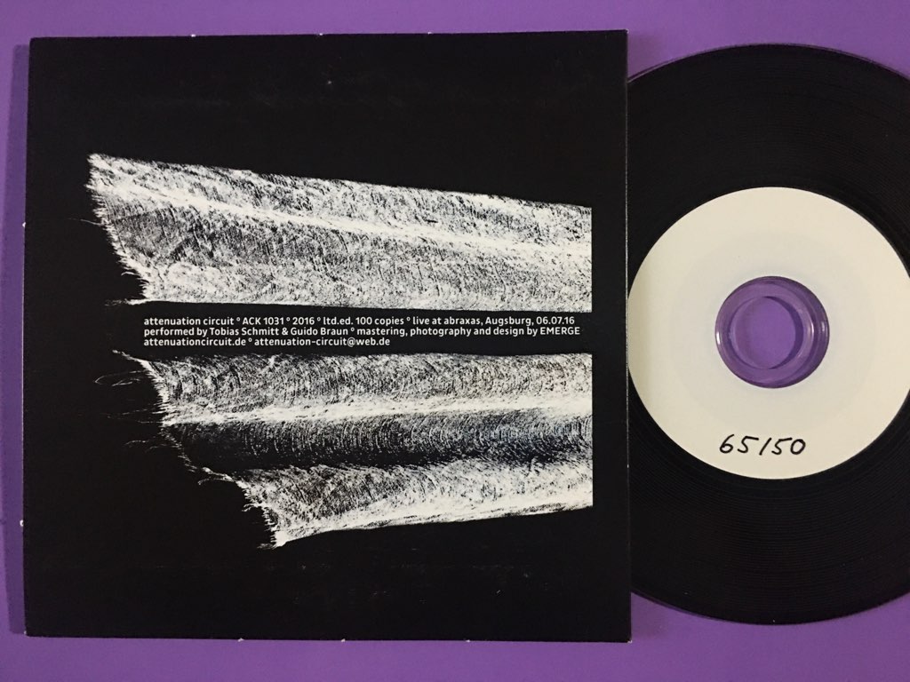 ACRYLWAFFEN - Acrylnimbus vs Waffensupermarkt – Abraxas [Attenuation Circuit – ACK 1031]
emerge.bandcamp.com/album/abraxas
！！！！