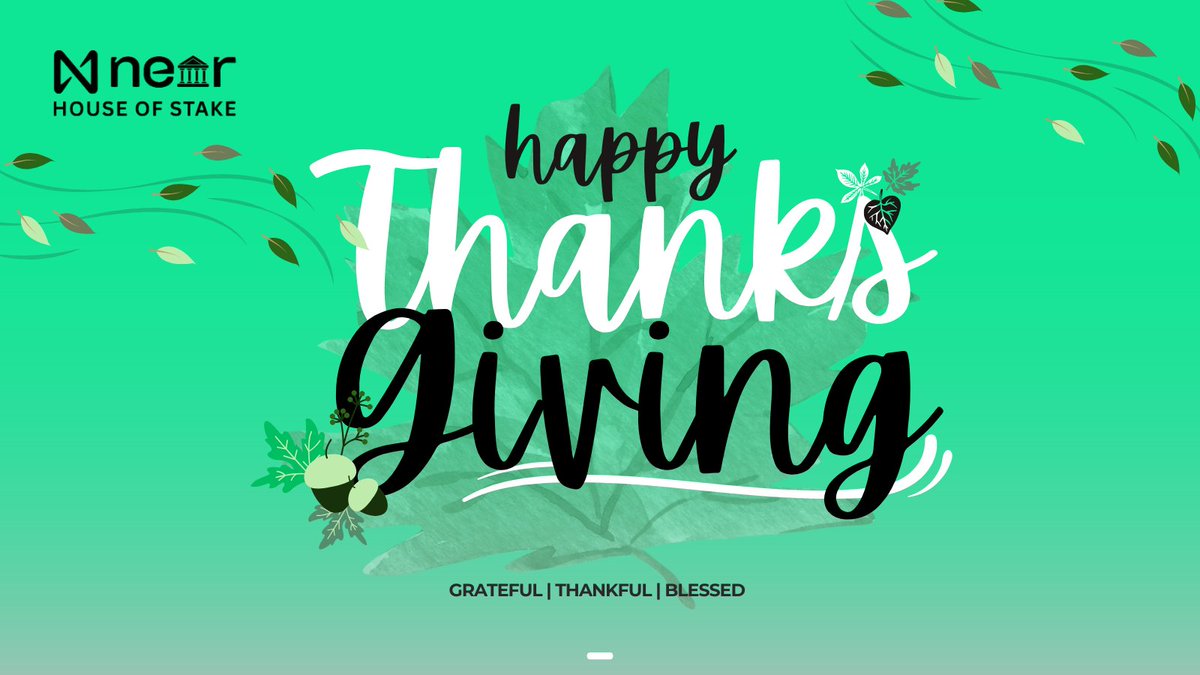 🦃 Happy Thanksgiving to the HOS family!

Grateful to every builder, validator, and community member pushing NEAR toward stronger decentralization 

Thank you for securing the network and growing veNEAR staking, one block at a time 🔒