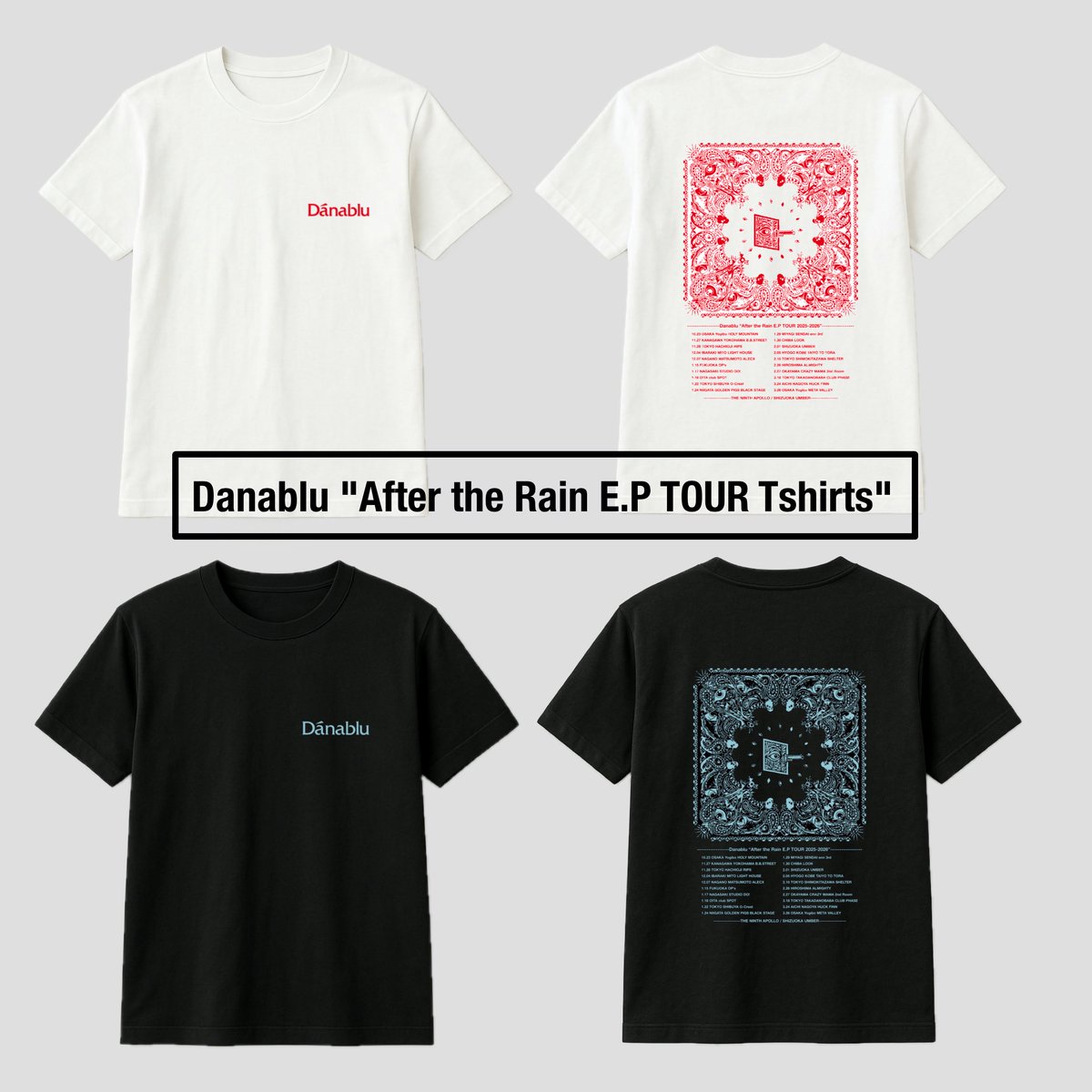 Danablu_osaka's tweet image. 【本日】
◾︎11.27(木)神奈川 横浜B.B STREET
Danablu "After the Rain E.P TOUR"

INKYMAP
JasonAndrew

OPEN 19:00 / START 19:30
前売 3000円 / 当日 3500円

当日券有🎫